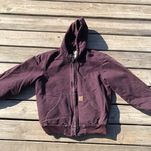 Vintage carhartt canvas work jacket